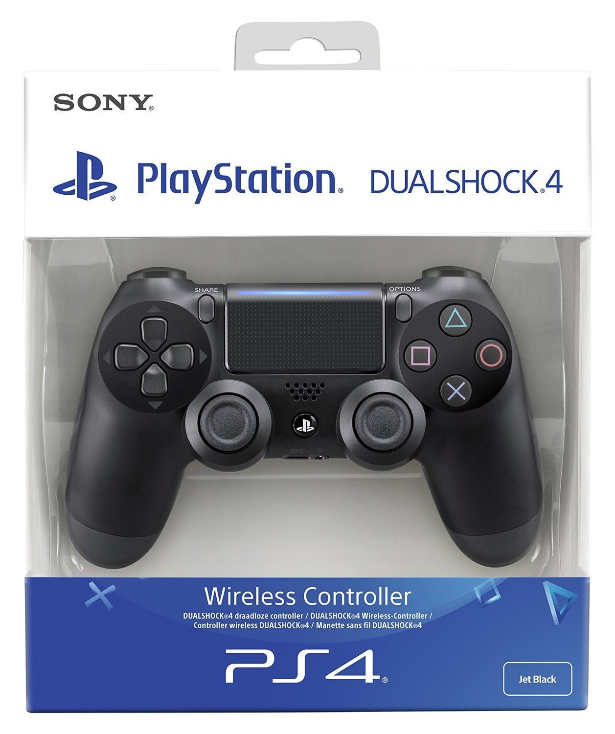  DualShock 4 Wireless Controller for PlayStation 4 - Jet Black :  Video Games