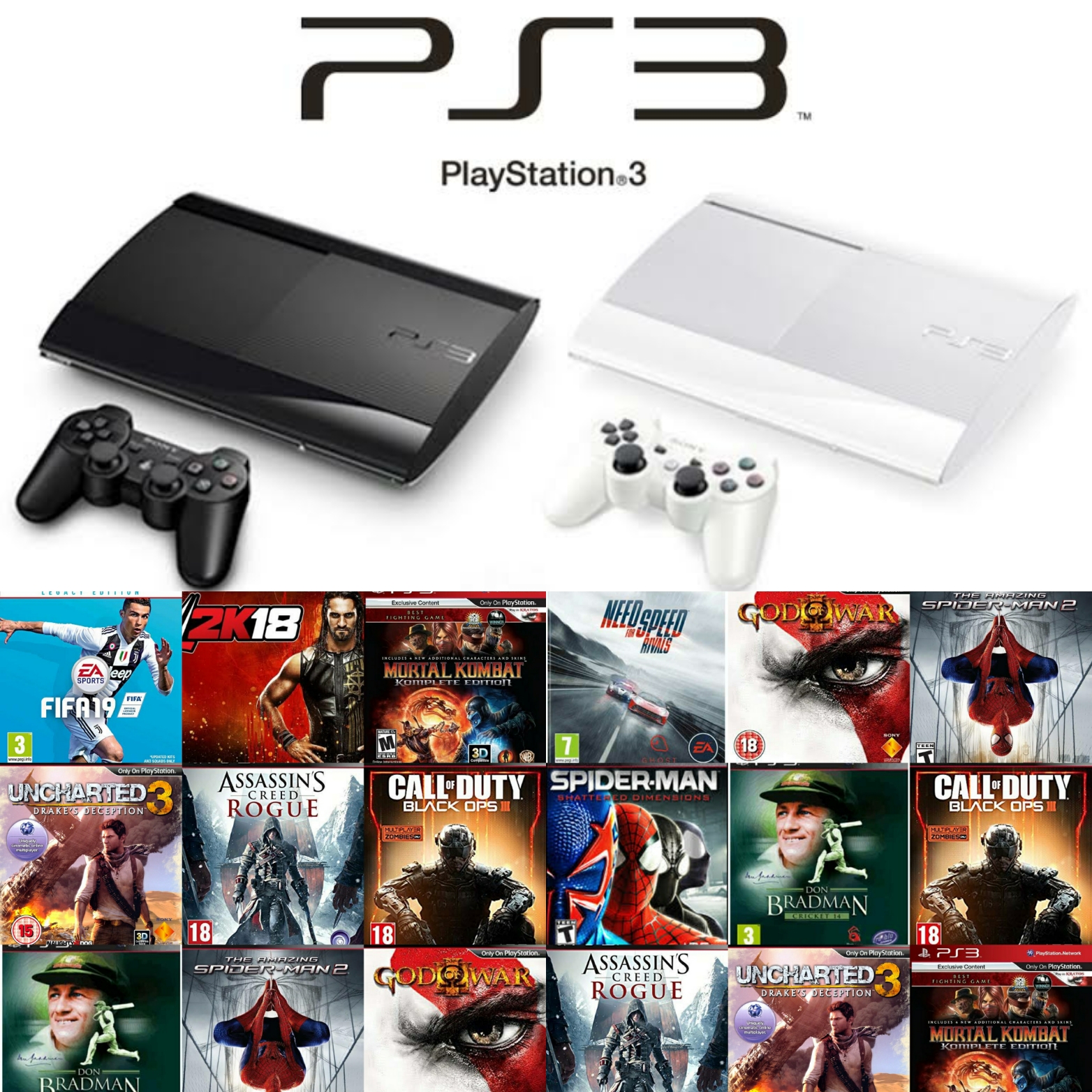 PS3 Super Slim 500GB with 80 games. - Games N Gadget