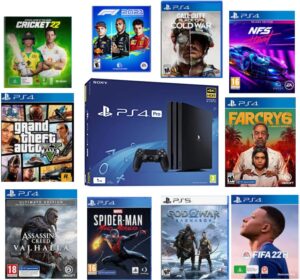 Sony PS4 Pro Console 40+Games 1 Year Warranty