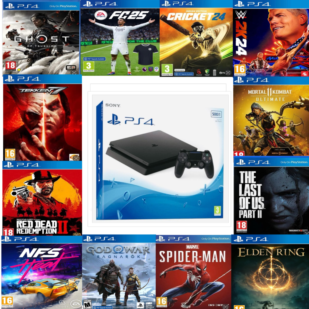 Ps4 popular with games