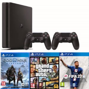 Sony PlayStation 4 With 3 Games Bundle 2 Controllers