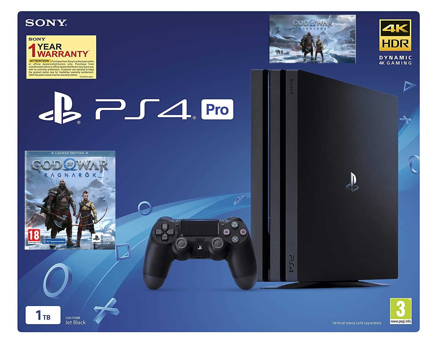Sony PlayStation 4 Pro With God of War Ragnarok - Games N Gadget