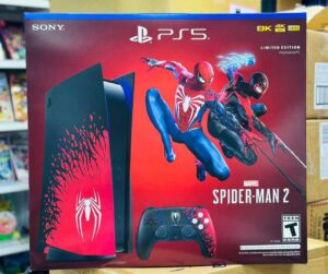 PS5 Console with PS5 SpiderMan 2 ps5 rent Bangalore