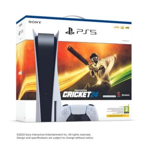PS5 Console with 2 controller with Cricket 24