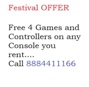 Rent Gaming Console in Bangalore with Zero deposit.